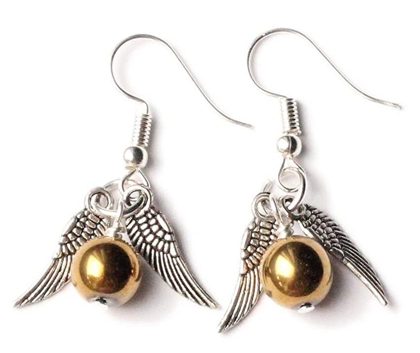 Golden Snitch earrings, Harry Potter gifts for book lovers, Gift ideas for Potterheads. bookworm gifts, what to get for a bookworm
gifts every book lover or reader needs